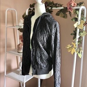 ✨3 FOR $25✨AEROPOSTALE Lace Gray Hoodie